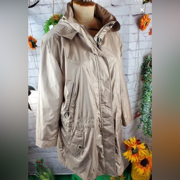 FUCHS SCHMITT Germany Hooded Trench Coat Jacket - Picture 3 of 11